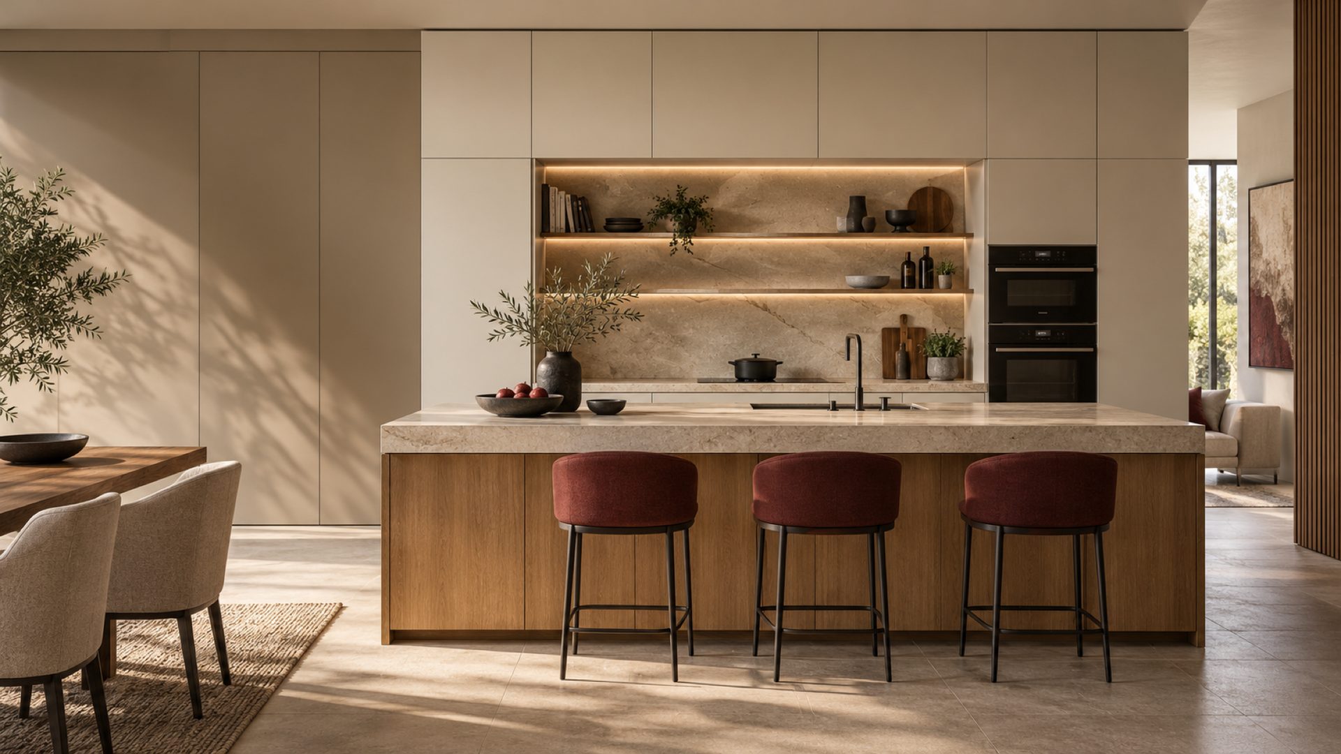Esempio di cucina su misura con isola